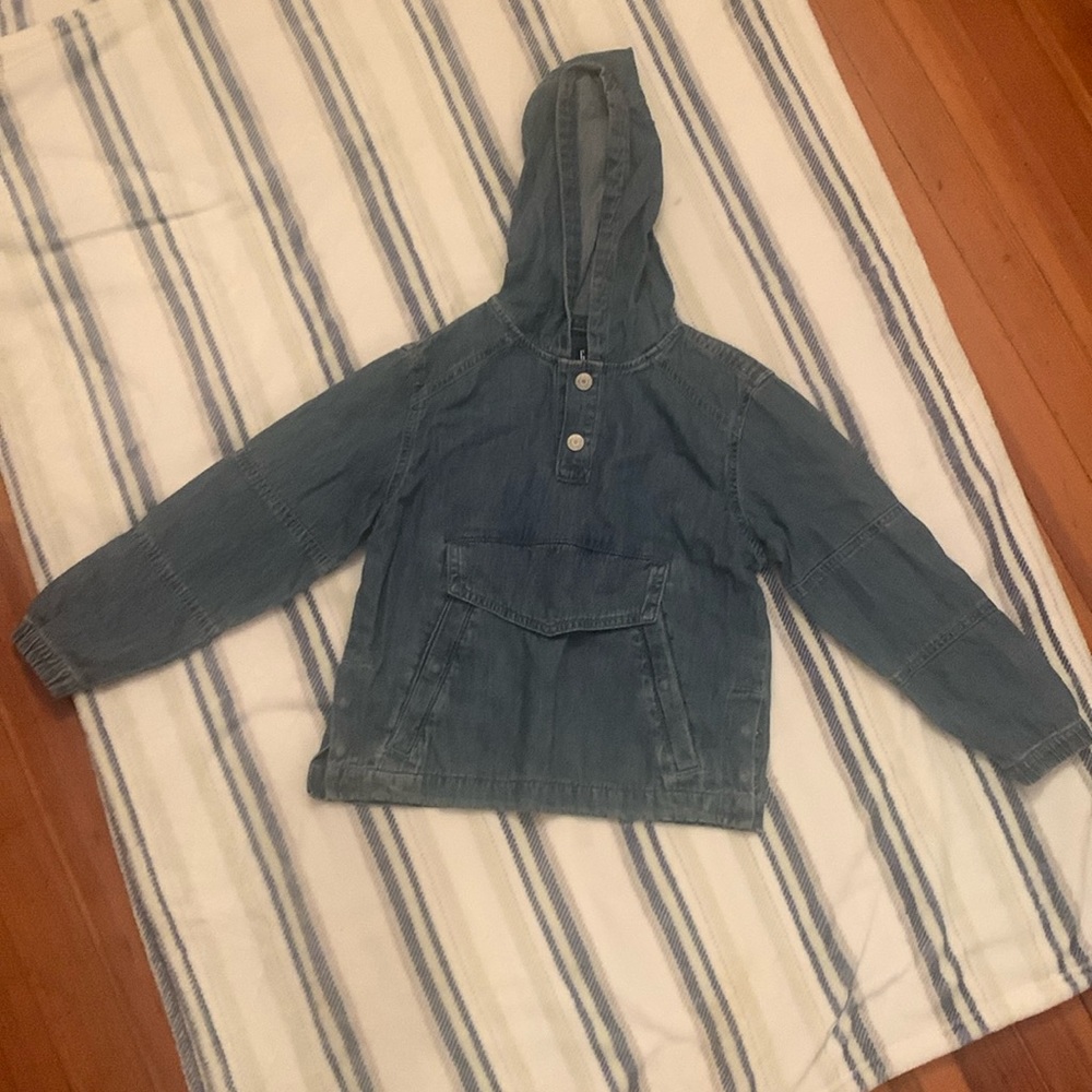 Girls Gap denim size small Jean over the head jacket
